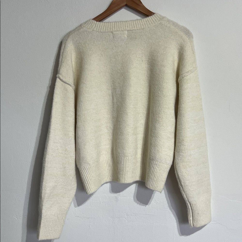 Universal Thread Cream Crew Neck Sweater - Picture 3 of 3
